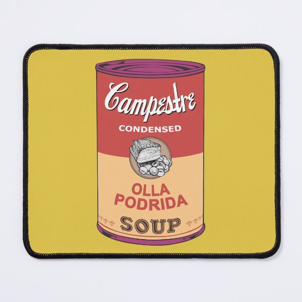 Item preview, Spanish Andy Warhol soups - Sopas Campestre - Olla Podrida (with background) designed and sold by Groenendijk.