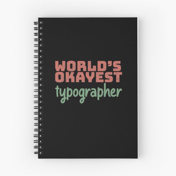 Item preview, World's Okayest Typographer designed and sold by Creatively Torn.