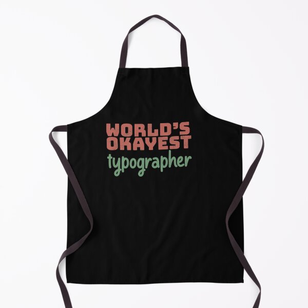 Item preview, World's Okayest Typographer designed and sold by Creatively Torn.