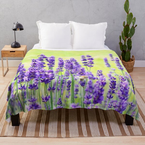 Item preview, Wild Lavender Flowers. Dark Purple Blooming Lavender Flowers designed and sold by silviaol.