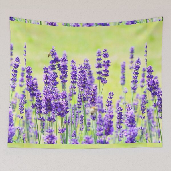Item preview, Wild Lavender Flowers. Dark Purple Blooming Lavender Flowers designed and sold by silviaol.