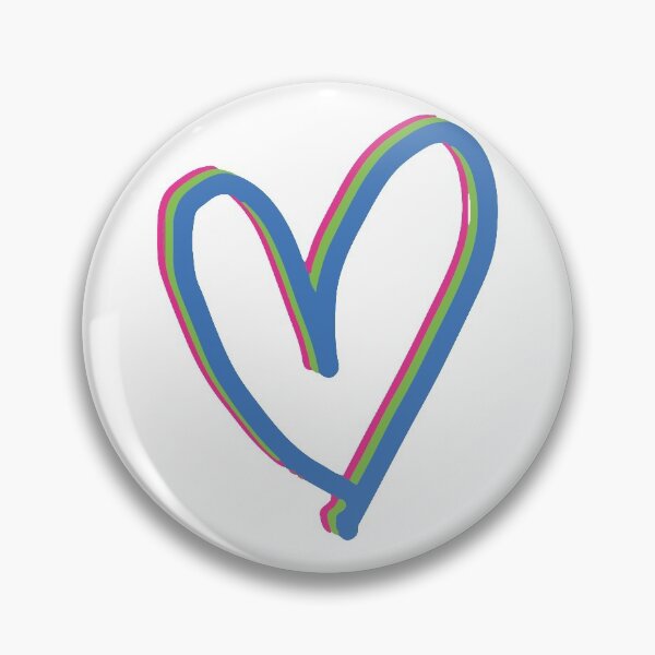 Item preview, polysexual - heart designed and sold by artbygussie.