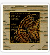 Doily Corner With Quote Sticker