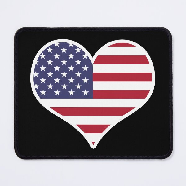 Item preview, United States of America Flag Heart designed and sold by PKHalford.