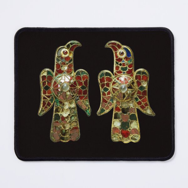 Item preview, VISIGOTIC EAGLES Antique Fibula with Gemstones designed and sold by BulganLumini.