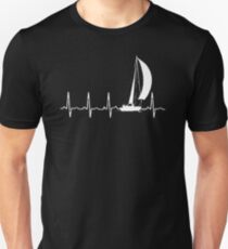 SAILING IN A HEARTBEAT T SHIRT Unisex T-Shirt