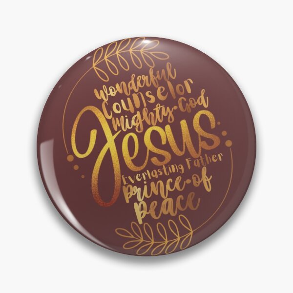 Item preview, Jesus. Wonderful, Counselor, Mighty God, Everlasting Father, Prince of Peace. Christian art. designed and sold by ConArte.