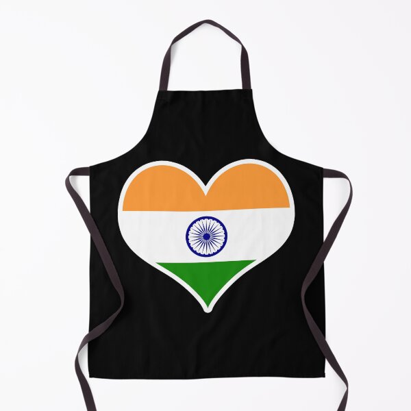 Item preview, India Flag Heart designed and sold by PKHalford.