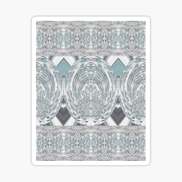 Soft Blue Lace by Adelaide Artist Avril Thomas at Magpie Springs Sticker
