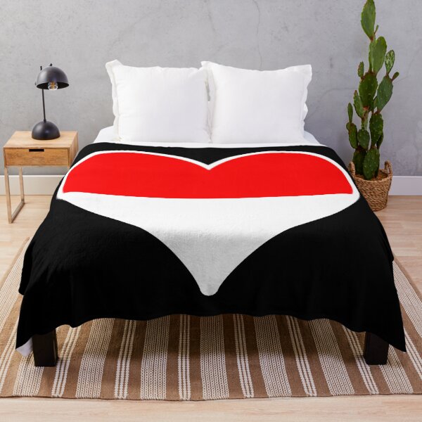 Item preview, Indonesia Flag Heart designed and sold by PKHalford.