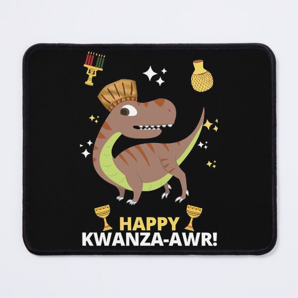 Item preview, Happy Kwanza-AWR! Kwanzaa dinosaur  designed and sold by charqui.
