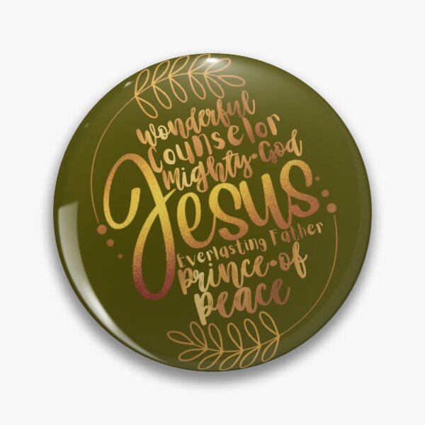 Item preview, Jesus. Wonderful, Counselor, Mighty God, Everlasting Father, Prince of Peace. Christian art. designed and sold by ConArte.
