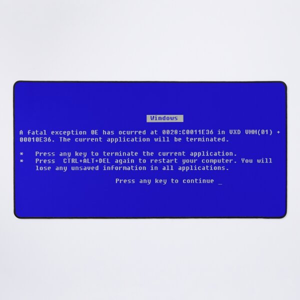 BSOD - Blue screen of death Windows 10 Essential T-Shirt for Sale by  uselessthoughts