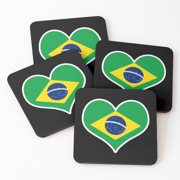 Item preview, Brazil Flag Heart designed and sold by PKHalford.