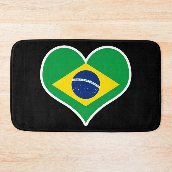 Item preview, Brazil Flag Heart designed and sold by PKHalford.