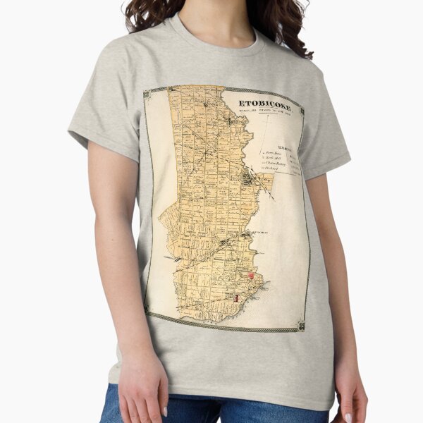 Item preview, Vintage Map of Etobicoke, Ontario designed and sold by Gin  Neko.