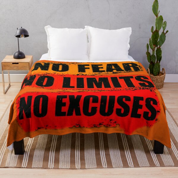 Item preview, NO FEAR, NO LIMITS, NO EXCUSES New Art Design designed and sold by taherismail.
