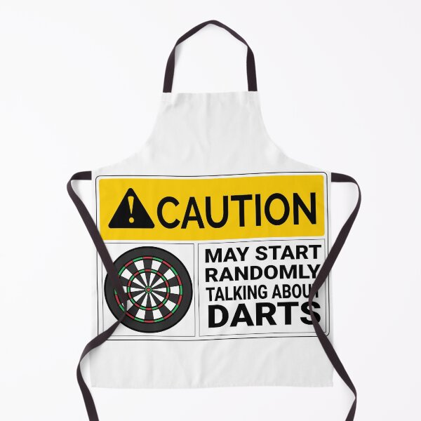 Item preview, Darts Sticker Caution May Start Randomly Talking about Darts designed and sold by JasKei-Designs.