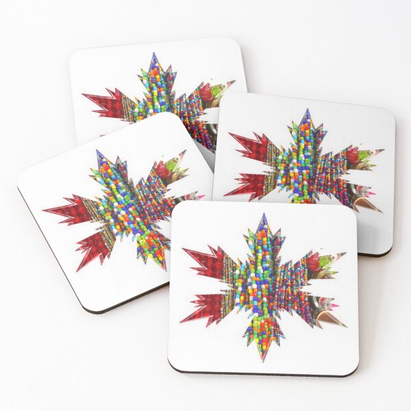 Item preview, Xmas Snowflakes Red-Green mix strings stons Star by Iritof designed and sold by iritof.
