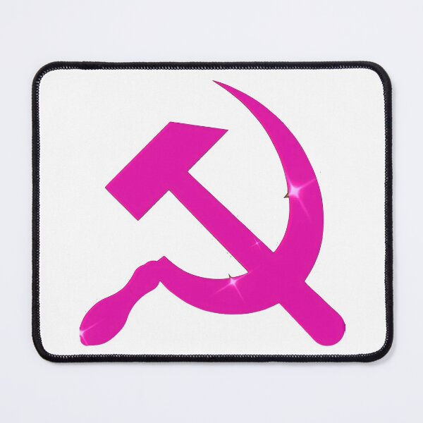 Item preview, Pink Sparkly Hammer and Sickle  designed and sold by tommieray.