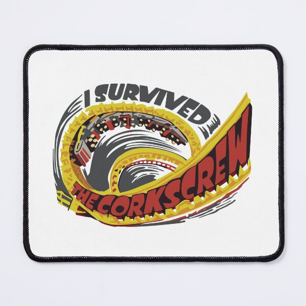 Item preview, I survived the Corkscrew - Alton designed and sold by CoasterGeekery.