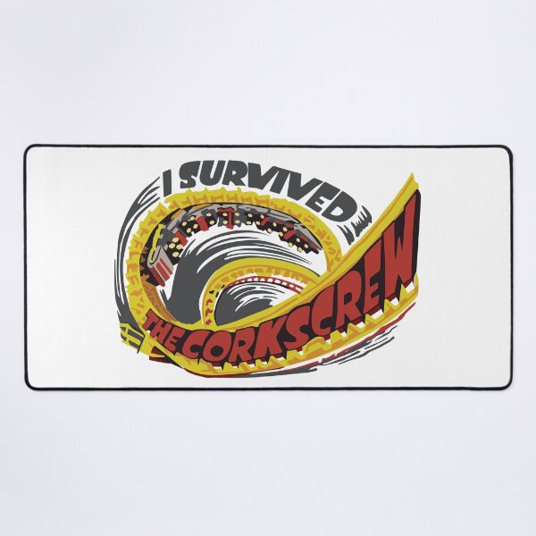 Item preview, I survived the Corkscrew - Alton designed and sold by CoasterGeekery.