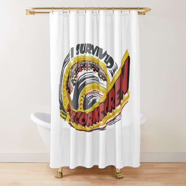 I survived the Corkscrew - Alton Shower Curtain