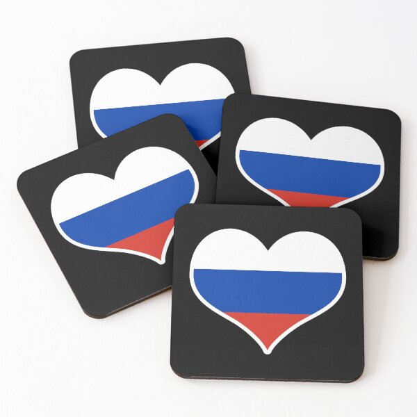 Item preview, Russia Flag Heart designed and sold by PKHalford.