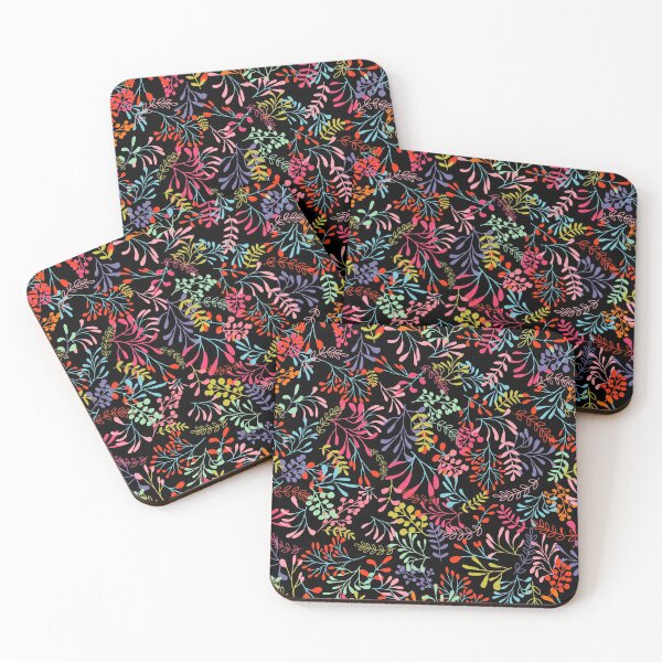 Item preview, Very Cute Abstract Botanical Pattern - Small Colorful Leaves, Berries. Seamless Nature Pattern designed and sold by silviaol.
