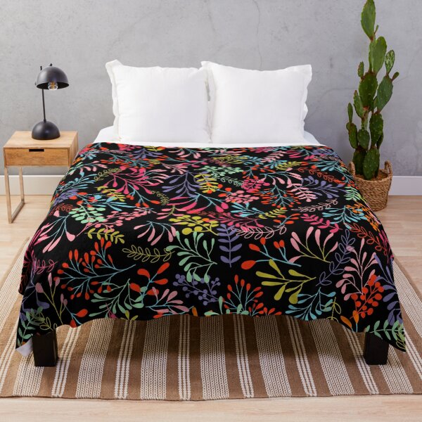 Item preview, Very Cute Abstract Botanical Pattern - Small Colorful Leaves, Berries. Seamless Nature Pattern designed and sold by silviaol.
