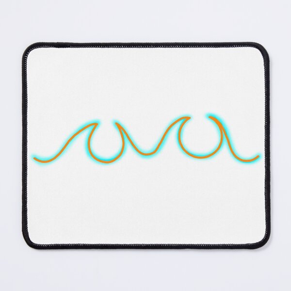 Item preview, Neon Waves / Blue & Orange designed and sold by FabR99.