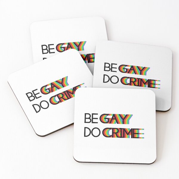 Item preview, Be gay do crime decal designed and sold by House of Leaves & others.