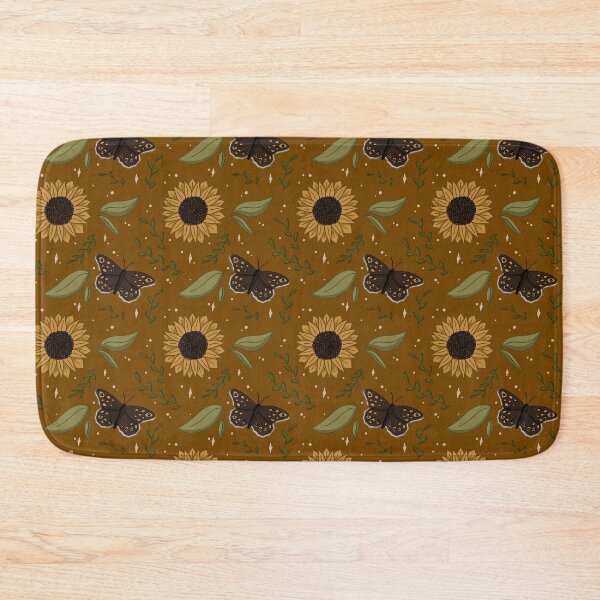 Item preview, Autumn Sunflower and Butterfly Pattern designed and sold by annexart.