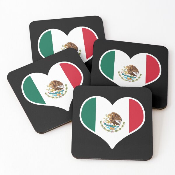 Item preview, Mexico Flag Heart designed and sold by PKHalford.