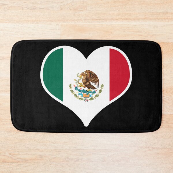 Item preview, Mexico Flag Heart designed and sold by PKHalford.