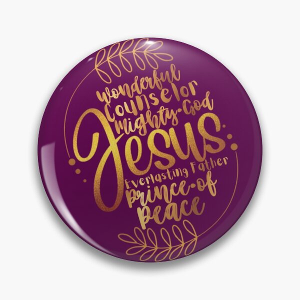 Item preview, Jesus. Wonderful, Counselor, Mighty God, Everlasting Father, Prince of Peace. Christian art. designed and sold by ConArte.
