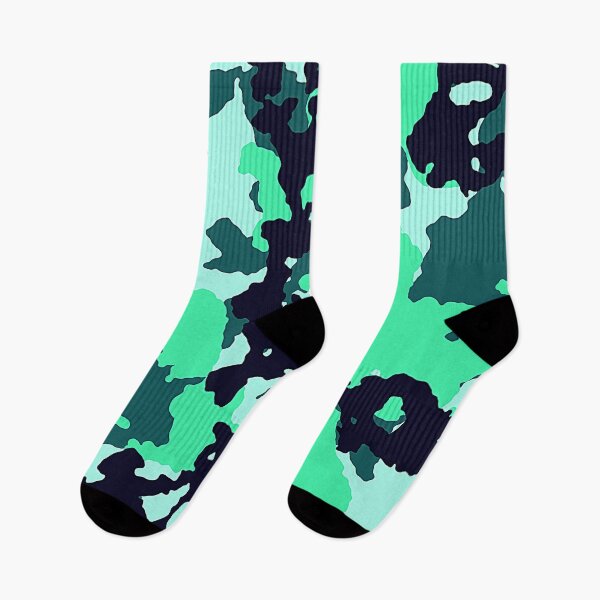 Item preview, camoflauge trendy blue pattern designed and sold by cutecrazytshirt.