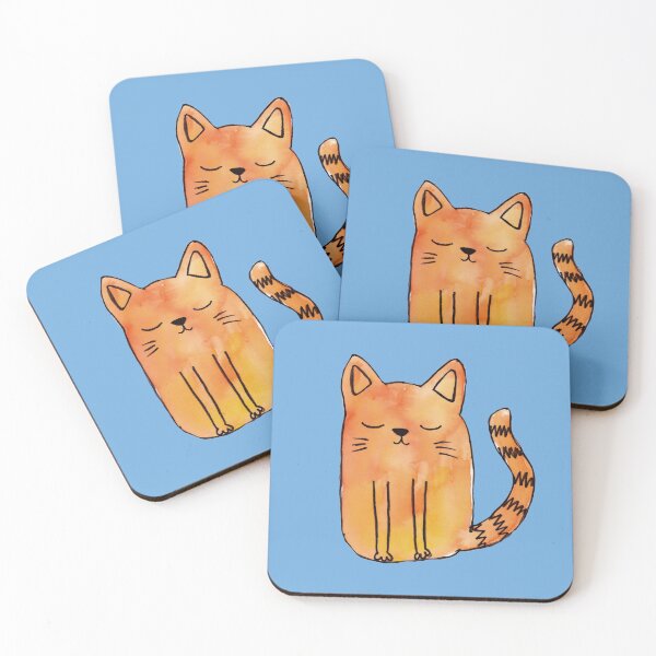 Item preview, Ginger cat designed and sold by Backstreet Lobotomy.