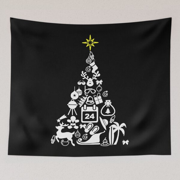 Item preview, Summer Christmas Icon Tree  designed and sold by PirateAvocado.