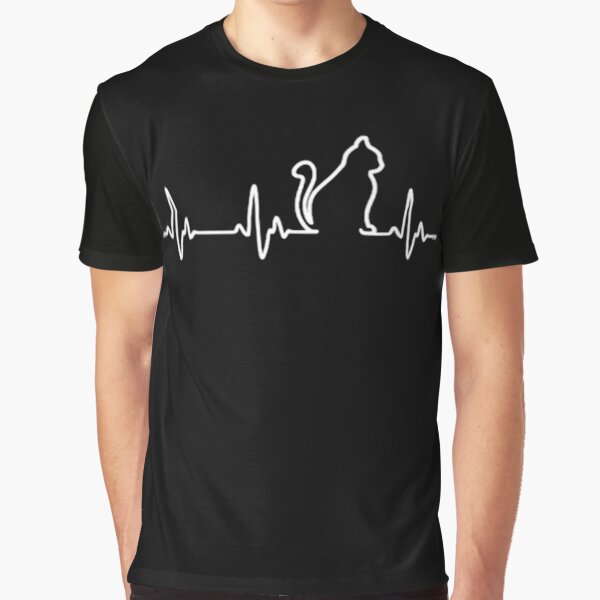 Artikel-Vorschau von CAT IN A HEARTBEAT T SHIRT, designt und verkauft von fashionnova.