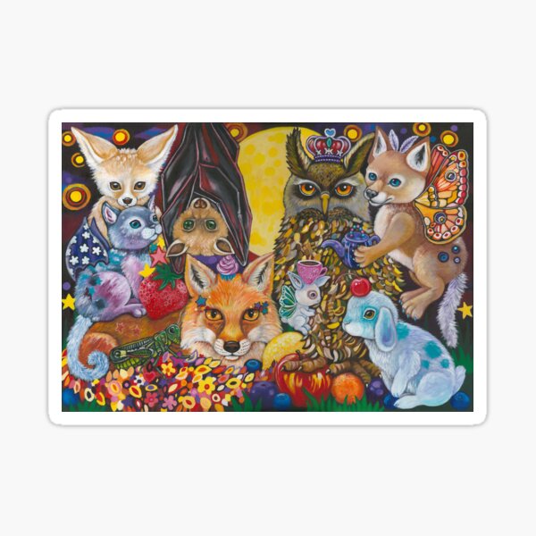 Item preview, Nighttime Picnic designed and sold by Lynda Bell.