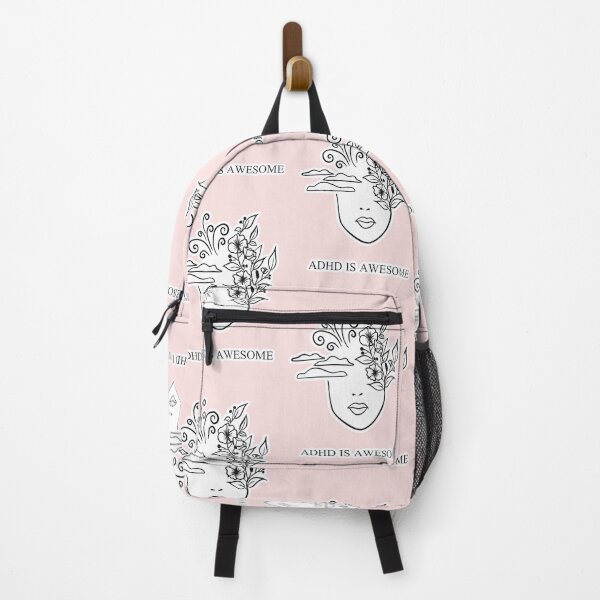 Item preview, ADHD IS AWESOME - ADHD MIND - pink designed and sold by Fatamimosh.