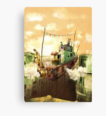Little boy blue Canvas Print