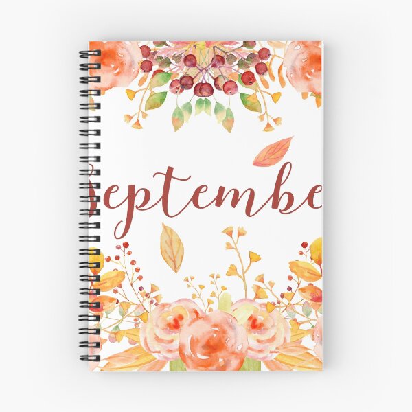 Item preview, Watercolour autumn flower frame September designed and sold by cornercroft.