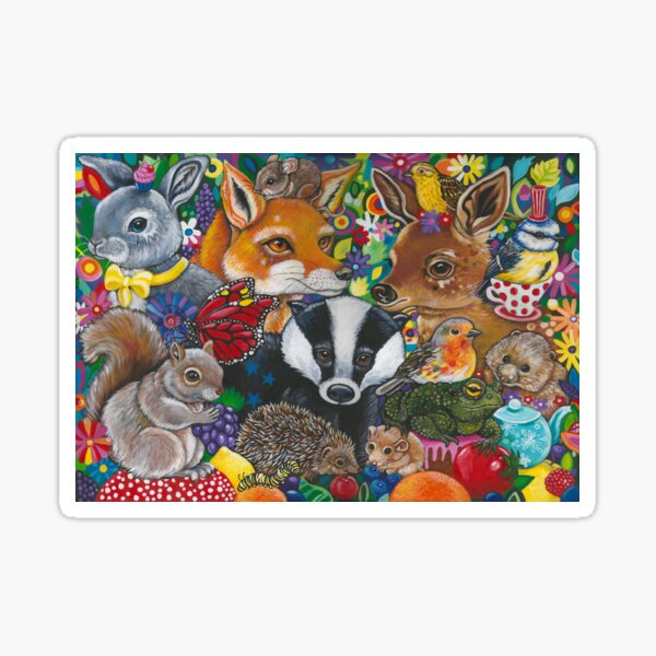 Item preview, Woodland Picnic designed and sold by Lynda Bell.