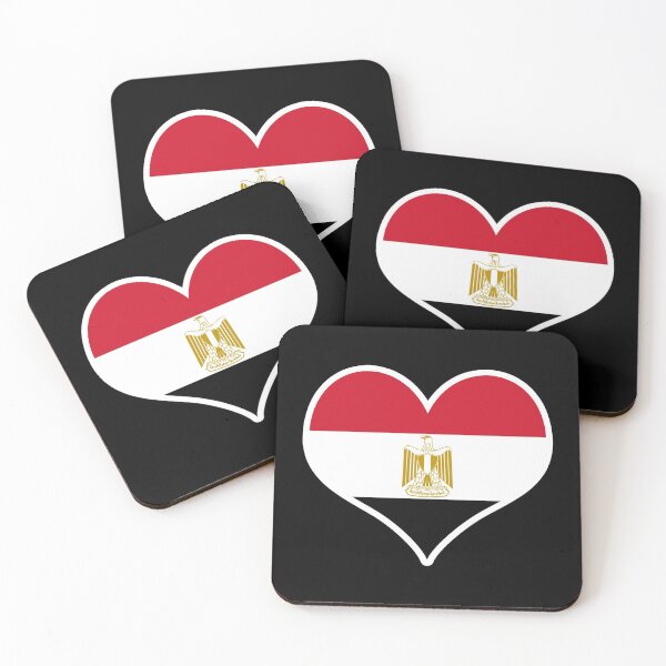 Item preview, Egypt Flag Heart designed and sold by PKHalford.