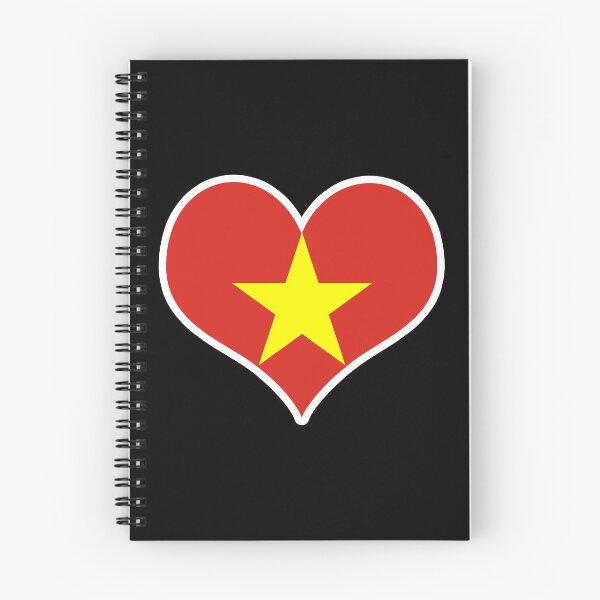 Item preview, Vietnam Flag Heart designed and sold by PKHalford.
