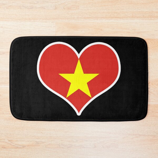Item preview, Vietnam Flag Heart designed and sold by PKHalford.