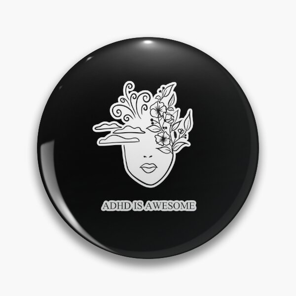 Item preview, ADHD IS AWESOME - ADHD MIND - Black designed and sold by Fatamimosh.