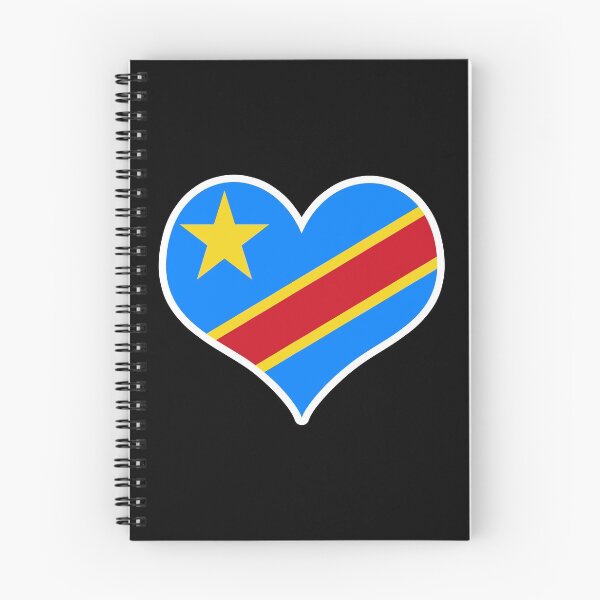 Item preview, DR Congo Flag Heart designed and sold by PKHalford.